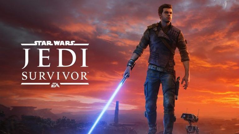 سیستم مورد نیاز برای اجرای بازی Star Wars Jedi: Survivor کاور بازی استار وارز جدای سوروایور شخصیت اصلی با شمشیر نوری در محیط فضایی