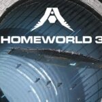 سیستم مورد نیاز Homeworld 3 کاور بازی استراتژی هوم ورلد 3 سفینه در حال خروج از ایستگاه فضایی