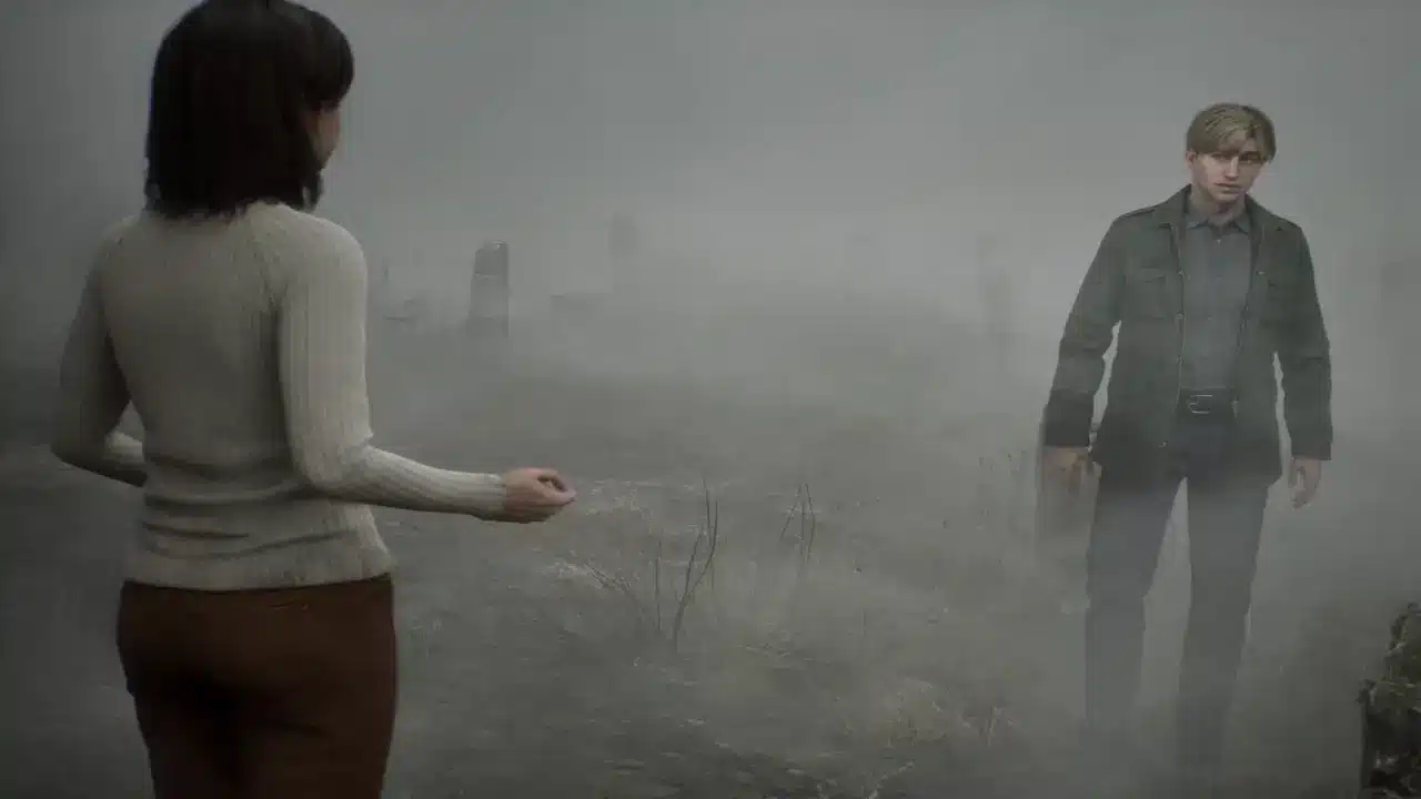 راهنمای خرید Silent Hill 2 Remake: همه چیزهایی که باید بدانید جیمز در قبرستان مه آلود در حال صحبت با آنجلا