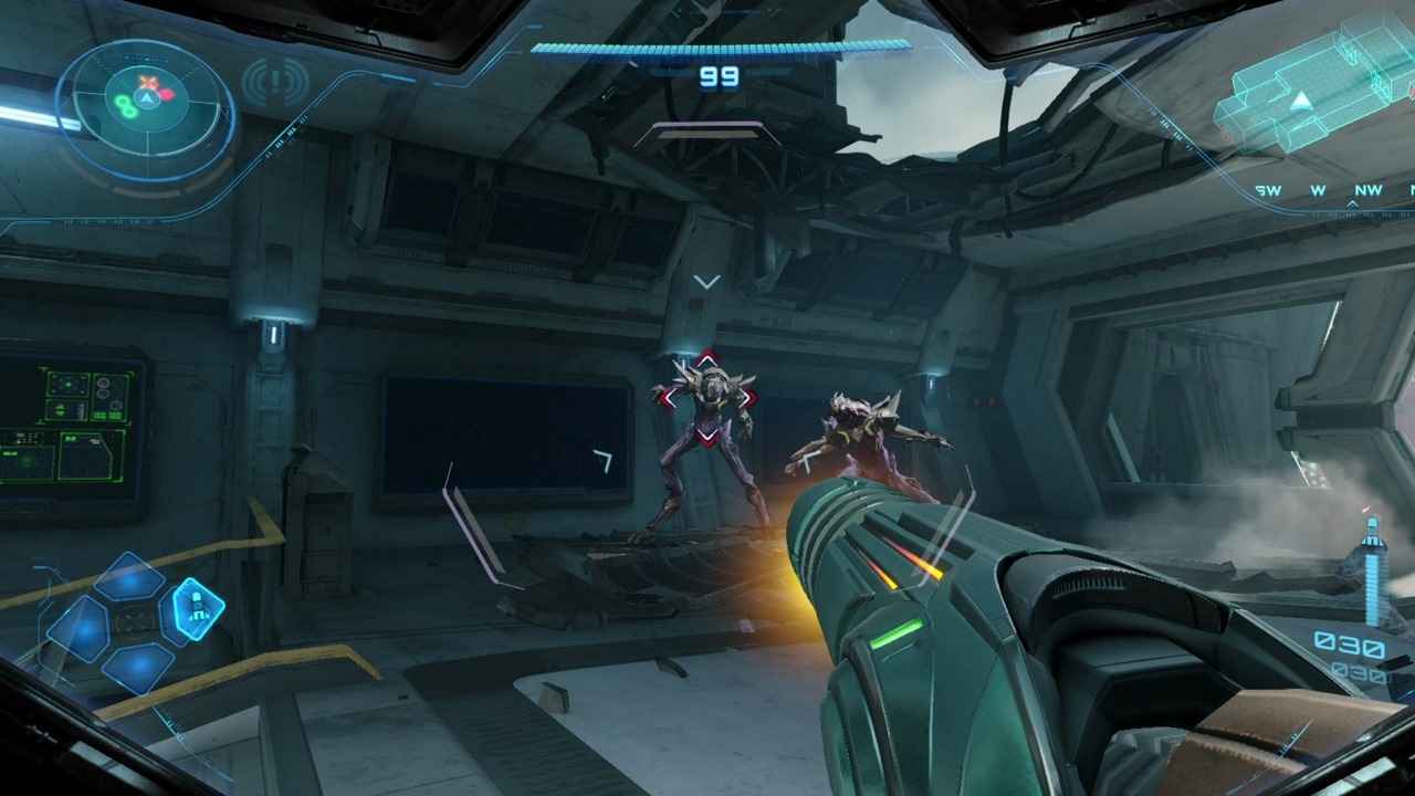 مبارزه با موجودات فضایی بازی Metroid Prime 4 Beyond انحصاری نینتندو سوییچ