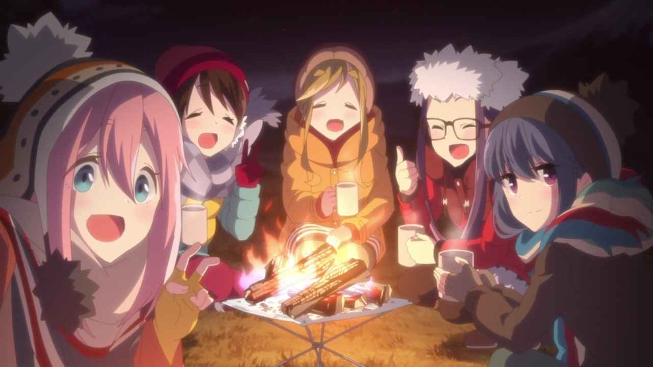 Yuru Camp انیمه کمپ یورو یا Laid-Back Camp