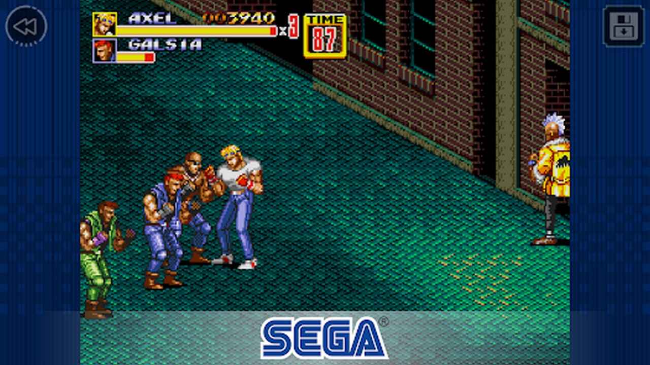 بازی شورش در شهر 2 Streets of Rage 2