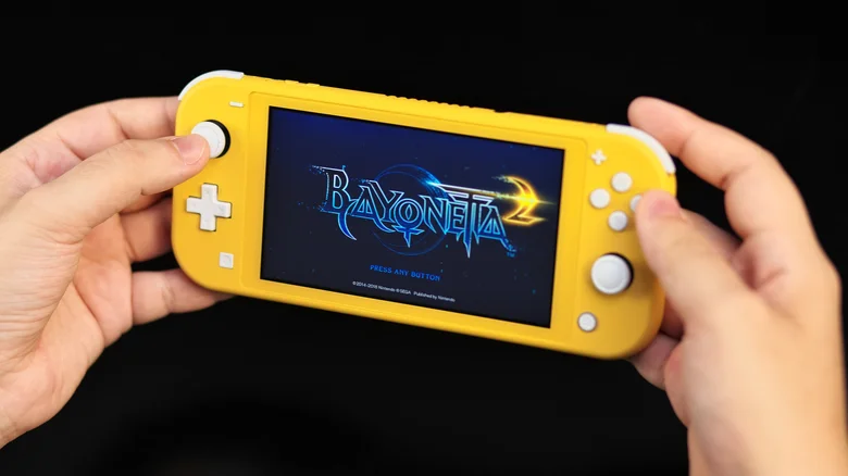 نینتندو سوییچ لایت در حال اجرای بایونتا 2