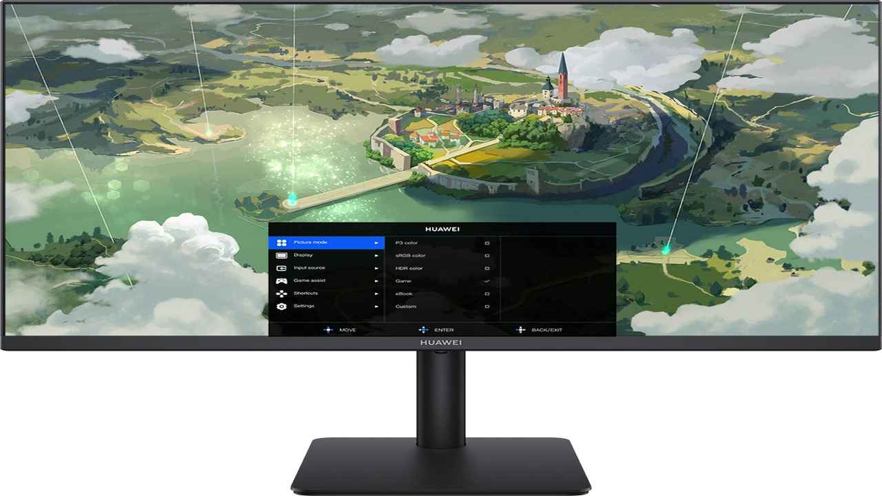 حالت بازی مانیتور هوآوی MateView SE Standard Edition