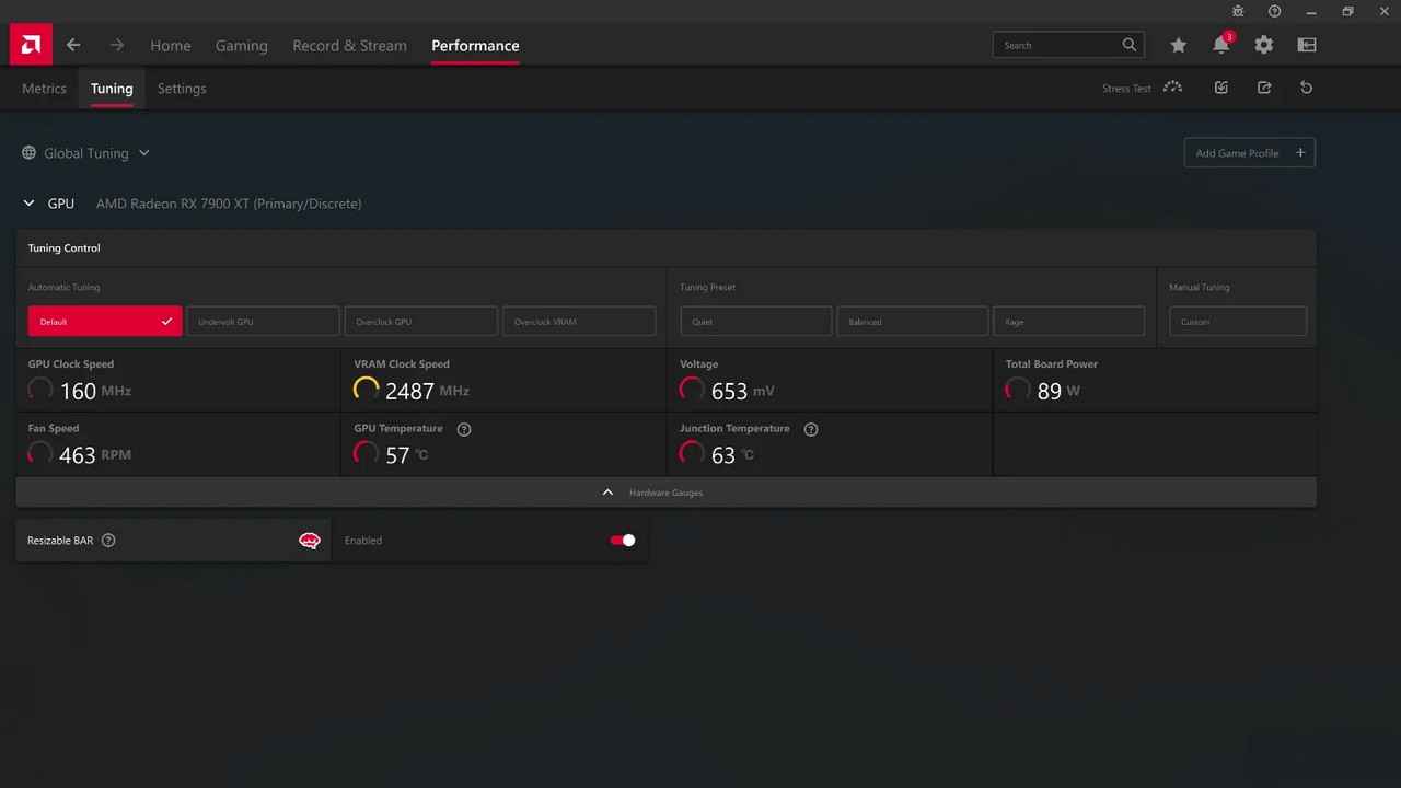 تغییرات ولتاژ پس از Undervolting