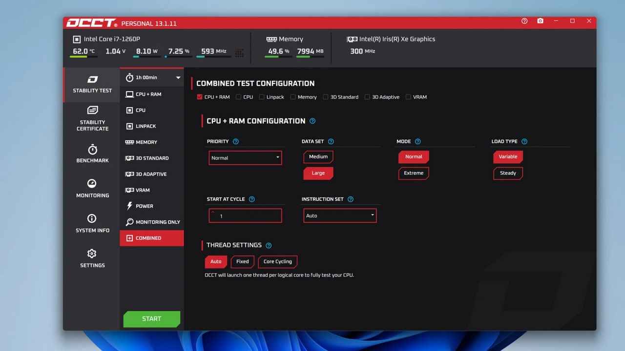 نرم افزار OCCT