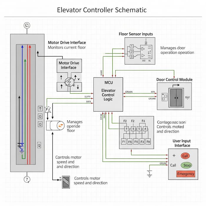 تابلوفرمان آسانسور