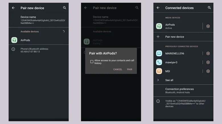 راهنمای اتصال ایرپادز به گوشی‌های اندرویدی
