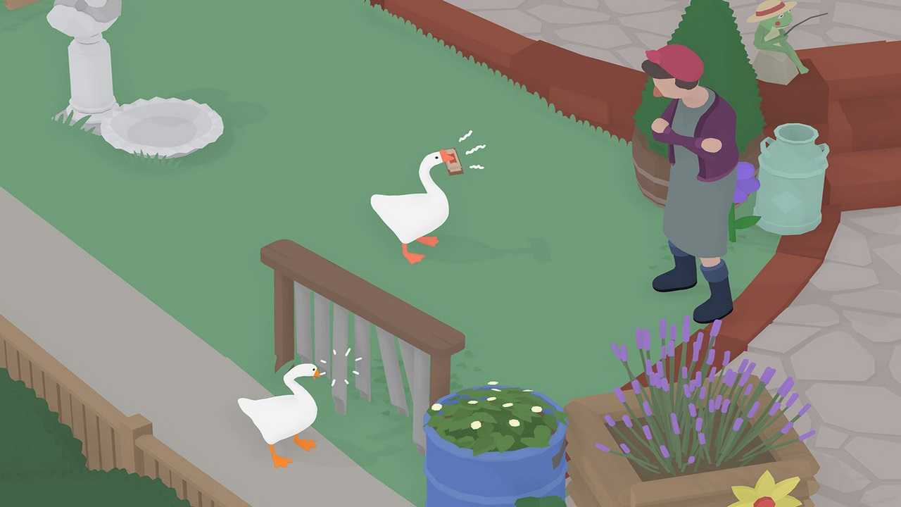 Untitled Goose Game (بازی شبیه ساز غاز)