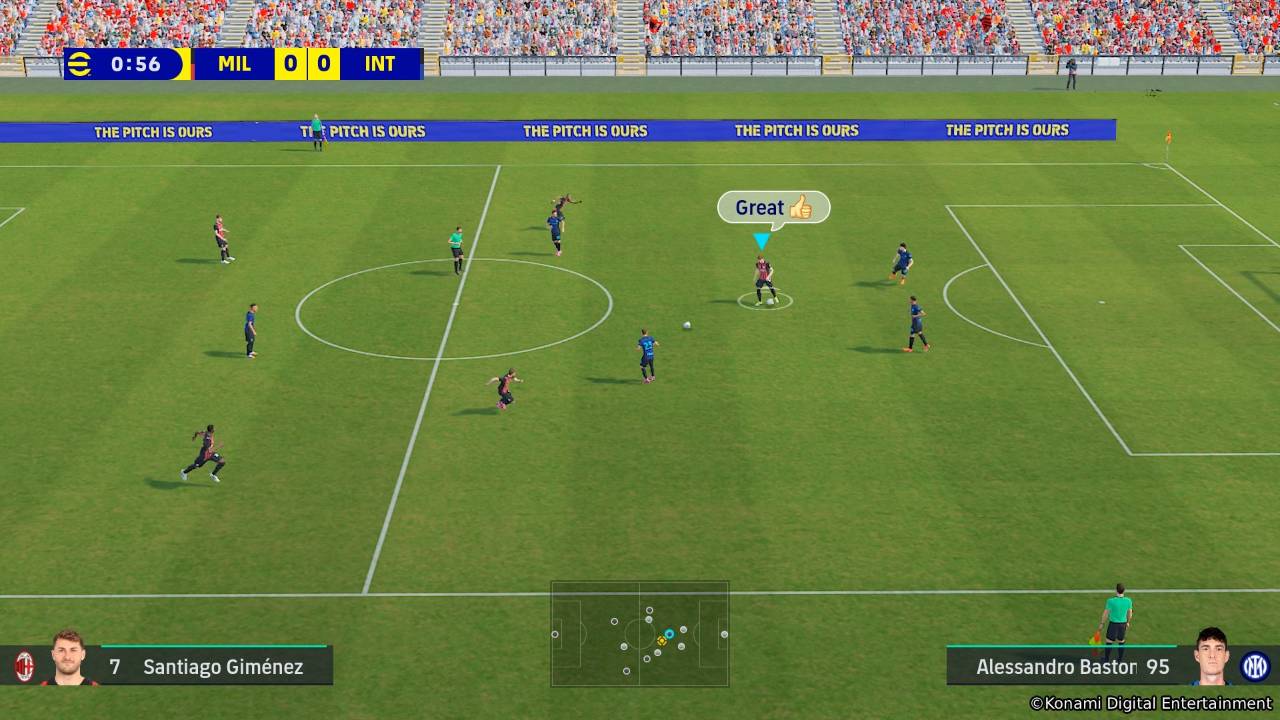 حالت 6 به 6 بازی eFootball Kick-Off