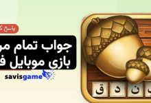جواب بازی فندق؛ پاسخ کامل مراحل ۱ تا ۲۹۹ (آپدیت 1405)