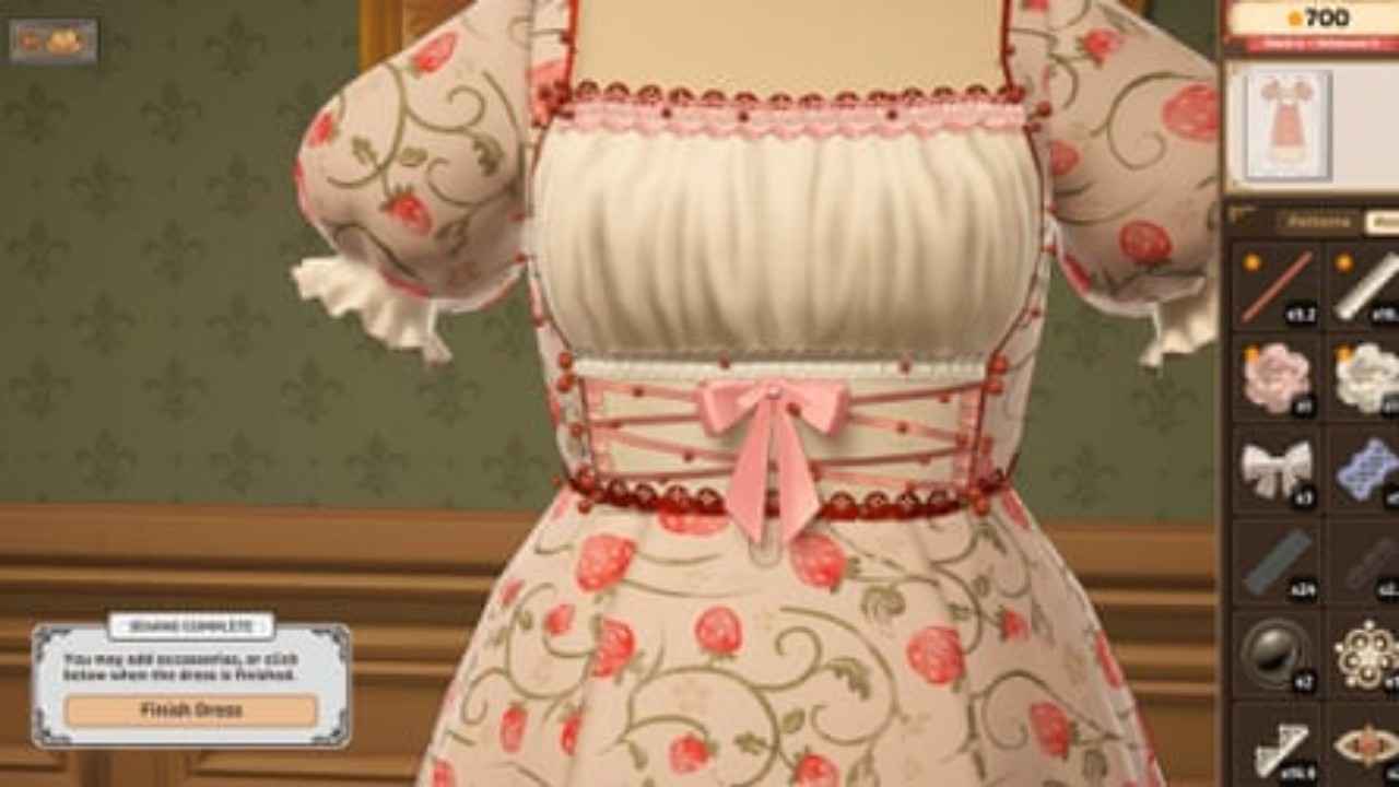 گیم پلی بازی شبیهساز خیاطی Dressmaker